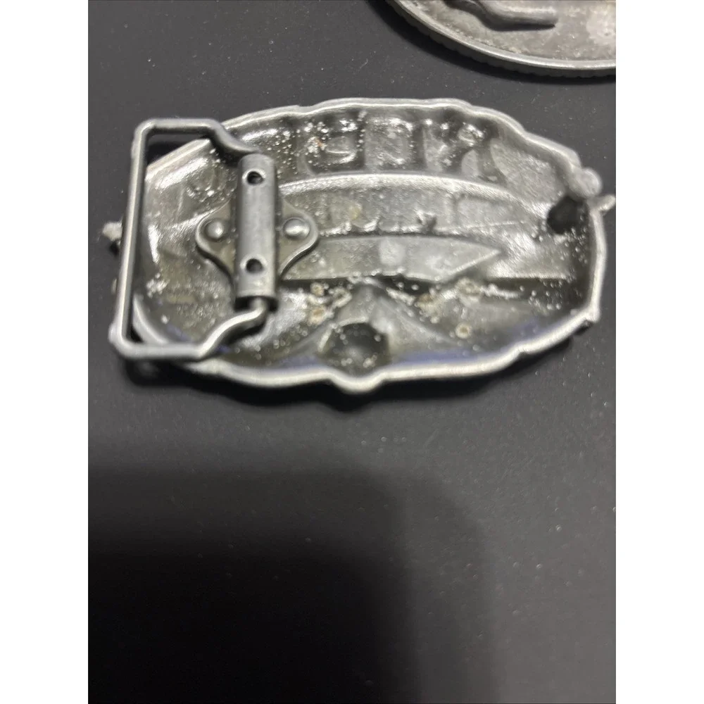 Mystery Retro 1970's Historic Novelty Belt Buckle Lot of 3 - Repair Project TLC